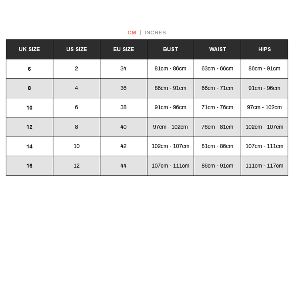 Huub Swim Wear 23 0 Size Chart